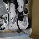COSMOID TT3 Adult Inline Skate - COSMOID High Performance Roller Skates Blades for Women & Men, 3 Wheels 110mm Metal Frame, Indoor Outdoor and Fitness Grey, Size (USM7-7.5/ USL7.5-8)