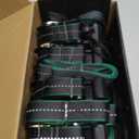 Heavy Duty Ratchet Tie Down Straps 1in x 15ft - 4 Pack Motorcycle Tie Downs with Soft Loops &Bungee Cords -1500LBS Break Strength - Cargo Straps with Safety Lock S Hooks for ATV, Dirt Bike