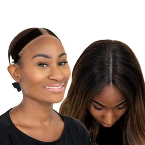 MILANO COLLECTION Lace Wig Grip Cap for Women, Adjustable Wig Caps for Women Non Slip with Headband to Secure Lace Top Perfectly in Place, One Size Fits All, One Size Fits All, Chocolate Brown