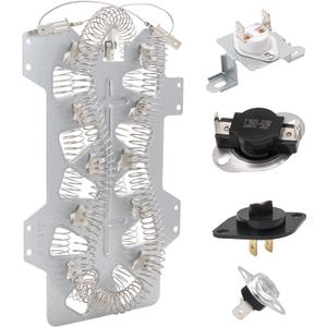 Dryer Heating Element Kit Compatible With Maytag MDE6700AYW MDE9700AYW MDG9700AWW MDE6700AZW MDG6700AWM MDG6700AWW MDE9700AZM MDG9700AWM, Amana NED7200TW10 YNED7200TW0