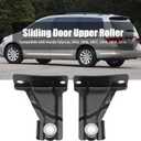 UOIENRT 72550-SHJ-A01, 72510-SHJ-A01 Left and Right Sliding Door Roller Upper Replacement for Honda Odyssey 2005-2010 Sliding Door Rollers, 72550SHJA01 72510SHJA01