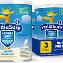PediaSure Grow & Gain with Immune Support Shake Mix Powder, 23 Vitamins & Minerals, 6g Protein, Non-GMO, Gluten-Free, Vanilla, 14.1 oz Can, Pack of 3-24 servings, BBD: 1 JUN 2027