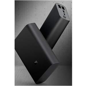 Xiaomi Mi Ultra Compact 10000mAh Power Bank, 37Wh Battery Pack Charges 3 Devices at Once Through 2 USB 1 USB-C, Dual Micro-USB/USB-C Input Port, Portable Charger for iPad Galaxy 5G Chromebook Tablets