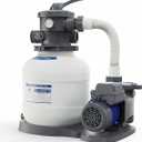 AQUASTRONG 16in Sand Filter Pump for Above Ground Pool with Timer, 3/4 HP Pool Pumps Above Ground 3800 GPH for Pools up to 16000 GAL, Pool Filter with 6-Way Valve, Improved Circulation and Filtration
