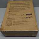 Clothes Rack - Clothing Rack with Storage Mesh Shelf & Casters, Heavy-Duty Metal Clothing Rack for Hanging Clothes, Dresses, Coats, Large Load Capacity, Easy Assembly, Black, 44.3"x16.9"x59.0"