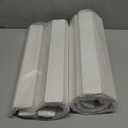 2 Pack Foldable Stone Bath Mats, White Super Absorbent Diatomaceous Earth Bath Rug, Non-Slip Shower Mat, Quick-Drying Bath Rug and Drying Mat for Tub and Shower