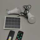 Portable Solar Light Bulbs for Indoor Home and Chicken Coop, Chicken Coop Light with Timer, LED Solar Lights for Indoor Emergency Power Outage