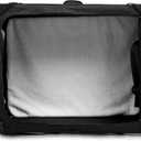 Amazon Basics Folding Portable Soft Pet Dog Crate Carrier Kennel, 42 x 31 x 31 inches, Black