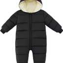 UNIFACO Baby Boys Snowsuit Newborn Baby Girls Winter Coat Toddler Clothes