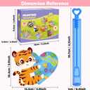 2 x Valentines Day Gifts for Kids, 28 Pack Mini Bubble Wands with Greeting Cards Valentines Animal Themes for Kids, Valentine's Day School Prizes Party Favor, Classroom Exchange Gifts