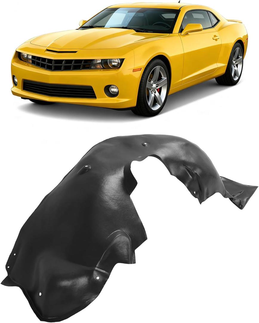 Left Fender Liner Compatible with 2014-2015 Chevrolet camaro,Replaces 22829469,GM1248251,Driver Side,Wheel Liner Splash Shields Guard Inner Panel