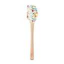 Floral Spatula Silicone Spatula with Wooden Handle