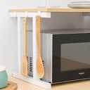 Farios Wooden Microwave Oven Rack, 2-Tier Kitchen Counter Shelf, Kitchen Space Saving Organizer, Two Layers Counter Top Organizer for Printers on Desk, Microwave Shelf Stand - Blond Wood, 22.4 x 15 x 15 inches