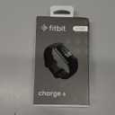 Fitbit Charge 6 Fitness Tracker with Google apps, Heart Rate on Exercise Equipment, 6-Months Premium Membership Included, GPS, Health Tools and More, Obsidian/Black, One Size (S & L Bands Included)