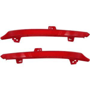 Rear Bumper Reflector Light Tail Lamp Case Left and Right Compatible with Accord 2018-2022 33555TVAA01 HO1184113 33505TVAA01 HO1185113