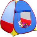 EocuSun Pop Up Playhouse, Ball Pit Kids Play Tent for Indoor & Outdoor, Foldable Play Tent for Kids Girls & Boys (Balls Not Included) (Multicolor), 35 x 34 x 38 inches