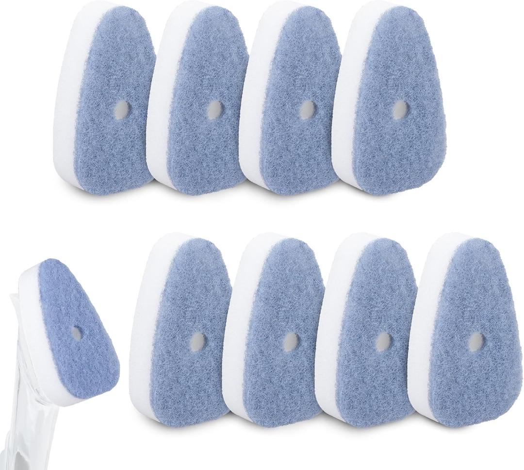 8 Packs Dish Wand Sponge Refills Compatible with Scrub Daddy Dish Daddy, Replacement Head Sponge Refills for Kitchen Cleaning, Replacement Scrubbing Heads Set, Non Scratch (Only Head Refill)