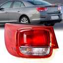 Rear Tail Lights Replacement for Chevy Malibu LT LS Eco 2013 2014 2015 Malibu Limited 2016 Taillight 13 14 15 Assembly Rear Brake Lamp Outer Left Driver Side Replace GM2804110 23294318