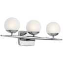 Kichler Jasper 24 1/2" Wide Chrome 3-Light Bath Light