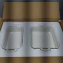 Sweejar Ceramic Bakeware Set, Rectangular Baking Dish for Cooking, Kitchen, Cake Dinner, Banquet and Daily Use, Casserole Dishes for Oven Porcelain Baking Pans (White)