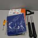 Kids Snow Shovel with D-Grip Handle, Aluminum Blade, Toddler Snow Shovel for Car Trunk, Emergencies, Driveways, and Car Snow Removal. (Age 3+, 2 Packs)