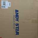 ANDY STAR Chrome Bathroom Mirror, 24x32 Inch Polished Chrome Rectangle Mirror, Scalloped Bathroom Mirror with Stainless Steel Metal Frame, Thin Frame Deep 1