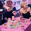 100 Count Casino Party Paper Cups for Las Vegas Themed Party Supplies 9 oz Lucky in Love Bachelorette Disposable Hot/cold Beverage Drinking Cups for Christmas Birthday Bachelorette Decoration