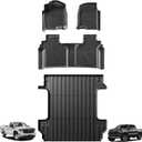 TripleAliners Truck Mat Compatible with 2019-2026 Chevy Silverado/GMC Sierra 1500 5.8FT Crew Cab Accessories, Truck Bed Mat Heavy Duty Custom Fit All Weather Protection TPE Pickup Liner, w/Floor Mats