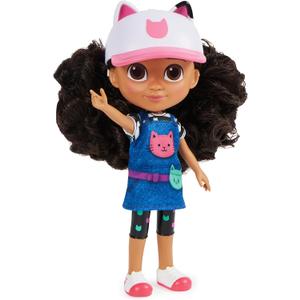 Gabby's Dollhouse, 8-inch Gabby Girl Doll (Travel Edition) with Accessories, Kids Toys for Ages 3 and up