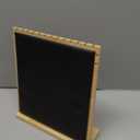 Bamboo Necklace Display Stand, Wood Jewellery Necklace Holder, Chain Jewelry Rack Organizer, Tabletop Display Boards for Home or Shop Sell Show (Black PU) (Medium Size(10.8"X11.8"))