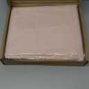 Amazon Basics Lightweight Breathable Wrinkle Resistant Brushed Microfiber 3 Piece Bed Sheet Set with 14-Inch Deep Pockets, Twin, Blush Pink, Solid