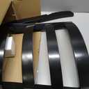 Hillsdale Laymon Wood Kitchen Counter Height Swivel Stool, Black