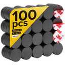 X-bet MAGNET Strong Magnets with Adhesive Backing - Heavy Duty Sticky Magnets, Refrigerator (0.7"x0.12", 100 PCs)
