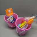 2 Packs Sand Toy  Bucket, Pink (9 Piece in Pack)