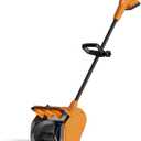 Electric Snow Shovel-Cordless Snow Removal Kit with Direction Plate & Dual-Safety Switch,Max 10" Throw Distance