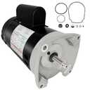 B2853 1 HP, Replaces Century AO Smith Pool Pump Motors,115/230V, 3450 RPM, 13.20/6.6A, 56Y Frame 1.25 Service Factor, Compatible with Pentair Superflo Sta-Rite Whisperflo Jandy Square Flange, LEUNGOO