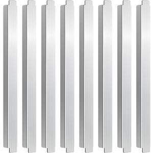 8 Pack 12 Inch Stainless Steel Adapter Bar Table Adapter Bar Cooler Divider for Hotel Restaurant Kitchen Catering Home Commercial Food Service Accessories