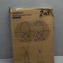 YISSVIC Electric Fly Swatter Bug Zapper Racket 4000V LED Screen Dual Modes Fly Zapper Rechargeable for Indoor Home Office Backyard Patio Camping (Black-2 Pack)