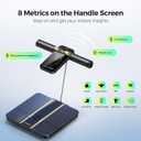 RunStar Smart Scale for Body Weight and Fat Percentage, 8 Electrodes High Precision Body Composition Scale with Set Functions Handle, Body Analyzer Scale Sync App 28 Metrics 400lbs