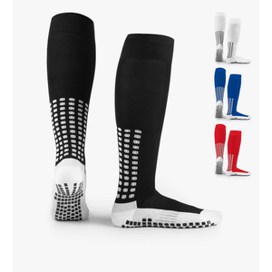 LUX Anti Slip Soccer Knee Socks,Non Slip Football/Basketball/Hockey Sports Grip Socks