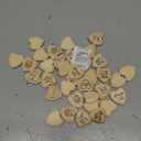 Geelin Christian Gift Religious Wooden Heart Tokens with Inspirational Bible Verses Pocket Hug for Mother's Day Mom Women Men Friends Church Scripture Party Favor(Natural,36 Pcs)