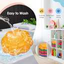 Stepping Stones for Kids - 6Pcs Non-Slip Balance Stepping Stones, Promote Toddler Gross Motor Skills & Coordination, Obstacle Course Toys for Indoor & Outdoor Play, Ideal Gifts for Toddlers