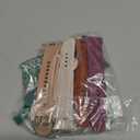 SNBLK Floral Engraved Bands Compatible with Samsung Galaxy Watch 8 Band 40mm 44mm/Galaxy Watch 8 Classic Band 46mm, 6Pack Flower Soft Silicone Sport Replacement Strap for Samsung Watch Bands Women Men (Black/Pine Green/Starlight/Brown/Milk Tea/Smoke Violet)