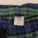 Amazon Essentials Women's Flannel Long-Sleeve Button Front Shirt and Pant Pajama Set (X-Large, Cobalt Blue Green Blackwatch Plaid)