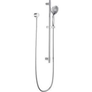 Delta Faucet Slide Bar Hand Held Shower with Hose, Chrome Handheld Shower Head, Slide Bar Hand Shower, Handheld Shower, Detachable Shower Head, Chrome 51361