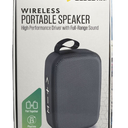 Acoustix Wireless Portable Stereo Sound Speaker, Black