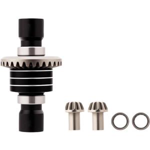 45# Steel Differential Diff & Input Gear for 1/16 H16207 16208 16209 16210 H16H H16E H16P H16BM H16BM H16GT H16DR Series Upgrades Part Black