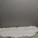 AOGU 48 Inch Faux Fur Christmas Tree Skirt White Shiny Plush Skirt for Merry Christmas Party Christmas Tree Decoration