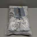 H.VERSAILTEX 100% Blackout Curtains 84 inch Length 2 Panels Set Marble Designs Printed Drapes Thermal Curtains for Bedroom with Black Liner Sound Proof Curtains, Grey 84x52