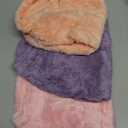 Dog Sweater, 3 Pack Dog Sweaters for Small Dogs, Dog Clothes for Small Dogs Girl Boy, Ultra Soft and Warm Puppy Sweater Dog Coat for Winter Christmas (Pink+Purple+Peach, XX-Large)